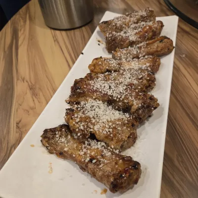 Wok-fried ribs at Trithis, a Hong Kong-style Chinese restaurant in Mississauga